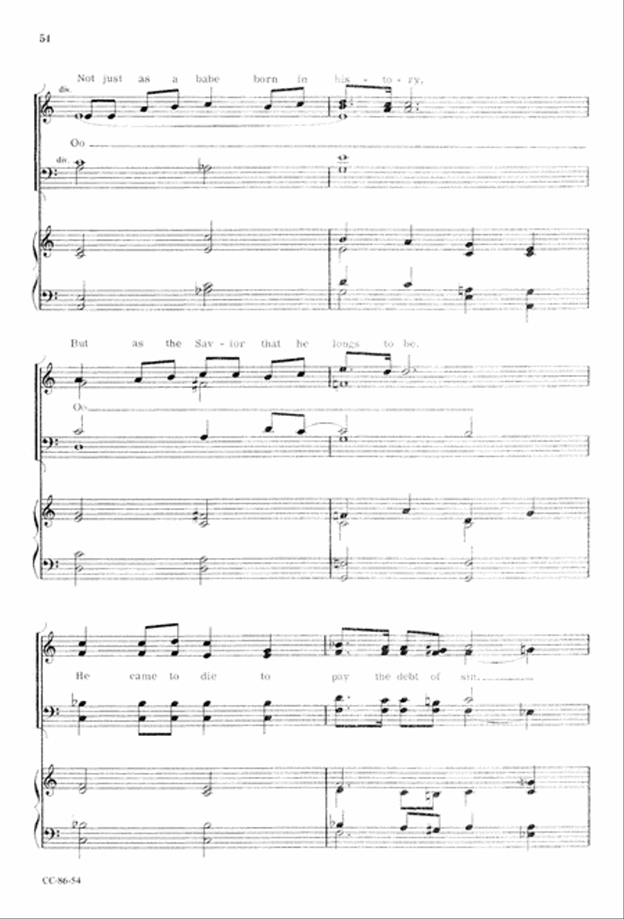 Angels' Song Angels' Song 4-Part scores gallery preview page 56