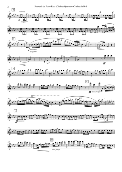 Souvenir de Porto Rico (Clarinet Quartet) image number null