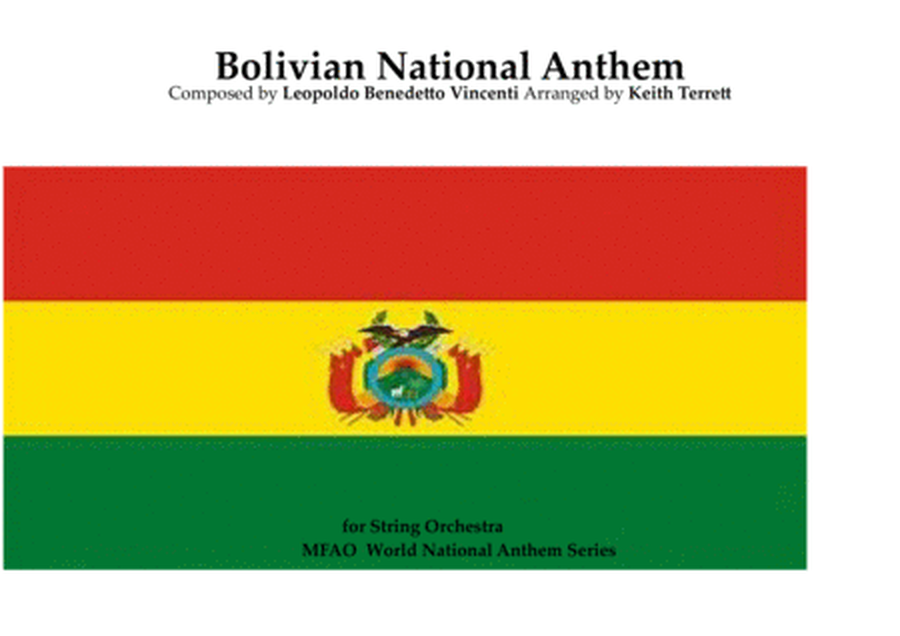 Bolivian National Anthem for String Orchestra (MFAO World National Anthem Series) image number null