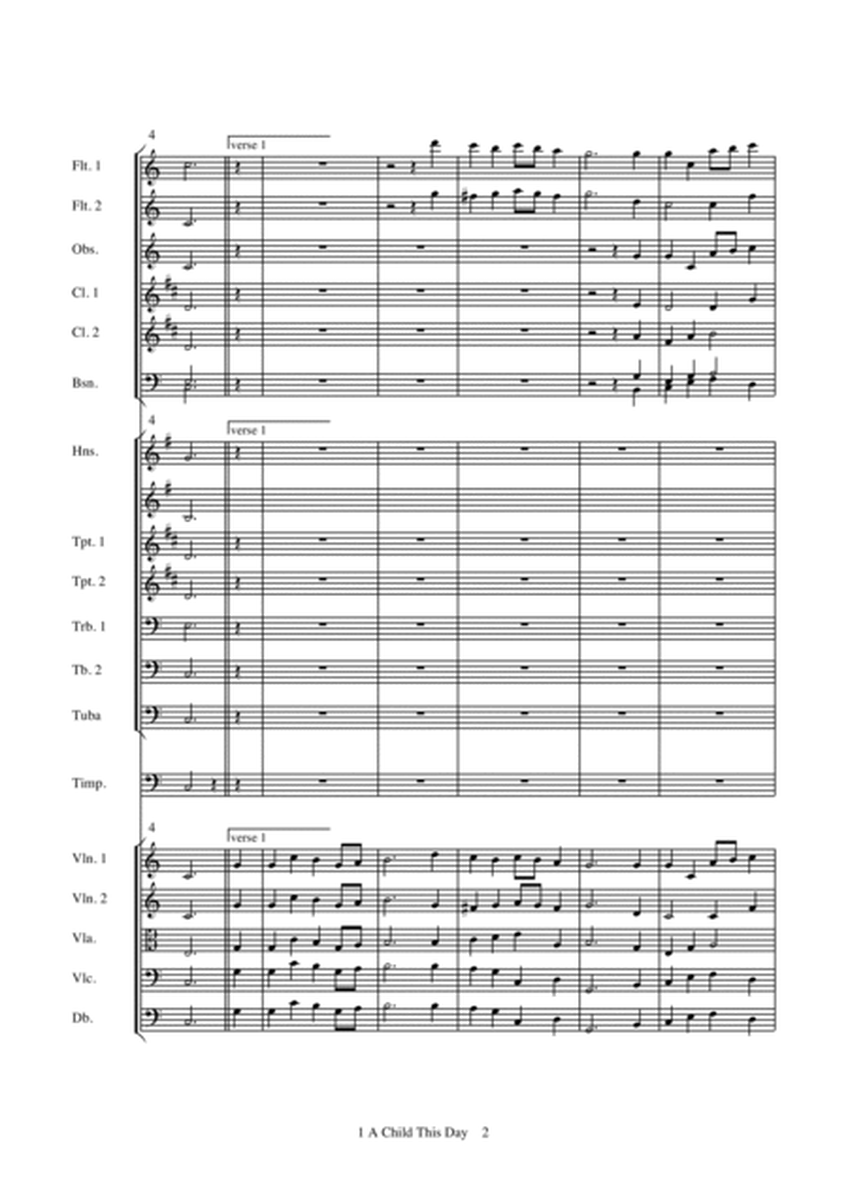 20 Carols for Orchestra Volume 1