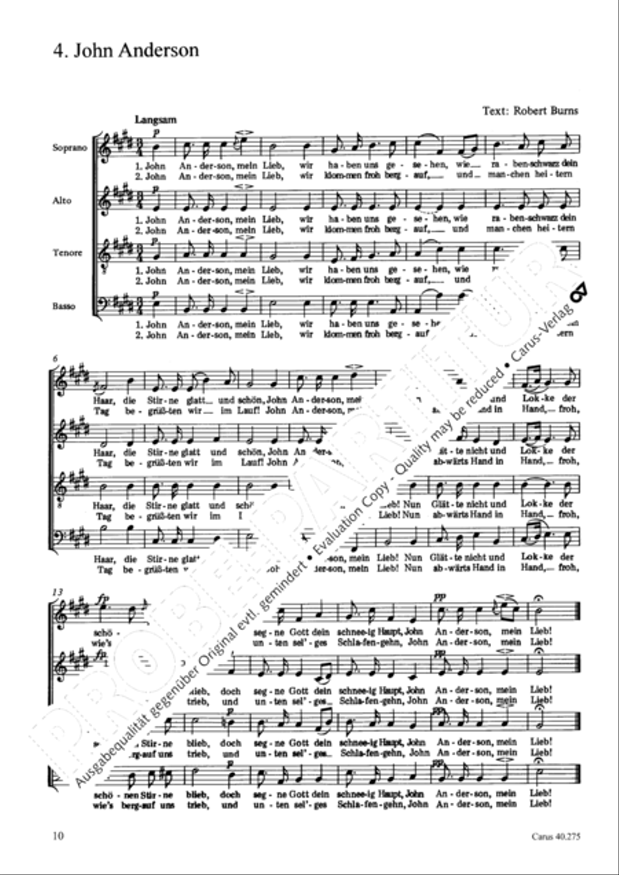 Romanzen und Balladen III op. 145 Choir scores gallery preview page 11