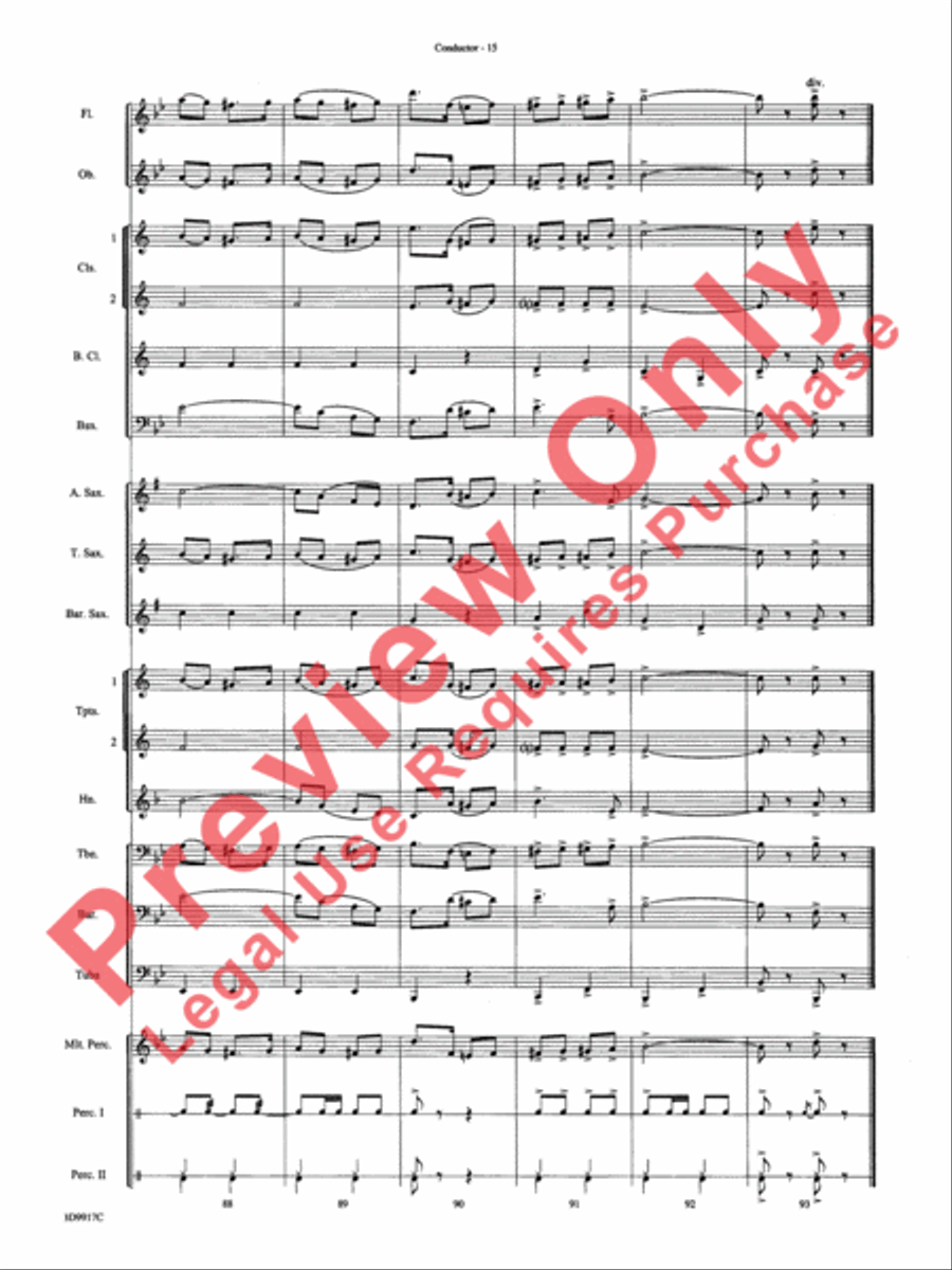 Barnum and Bailey's Favorite Concert Band scores gallery preview page 18