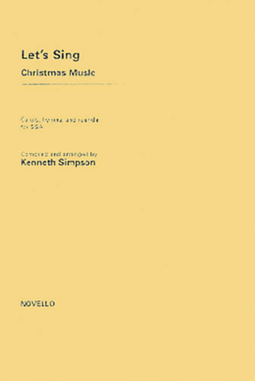 Book cover for Let's Sing Christmas Music