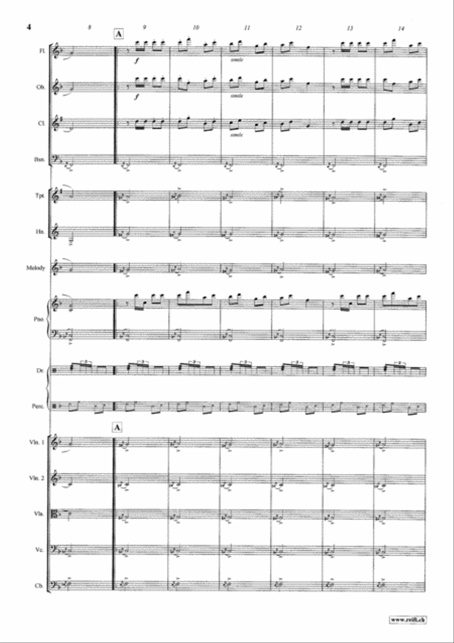 Blacksmith Polka Orchestra scores gallery preview page 4
