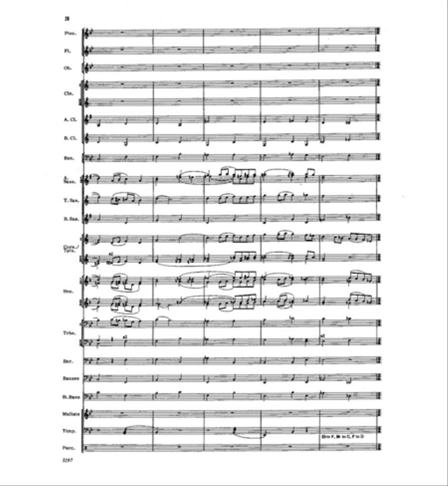 Fanfare and Fantasy Fanfare and Fantasy Concert Band scores gallery preview page 25
