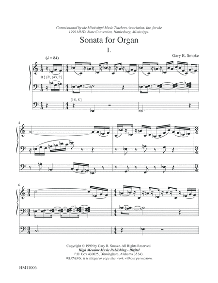 Sonata for Organ image number null