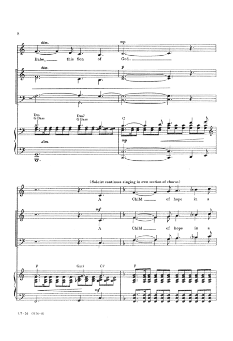 A Child of Hope 4-Part scores gallery preview page 9