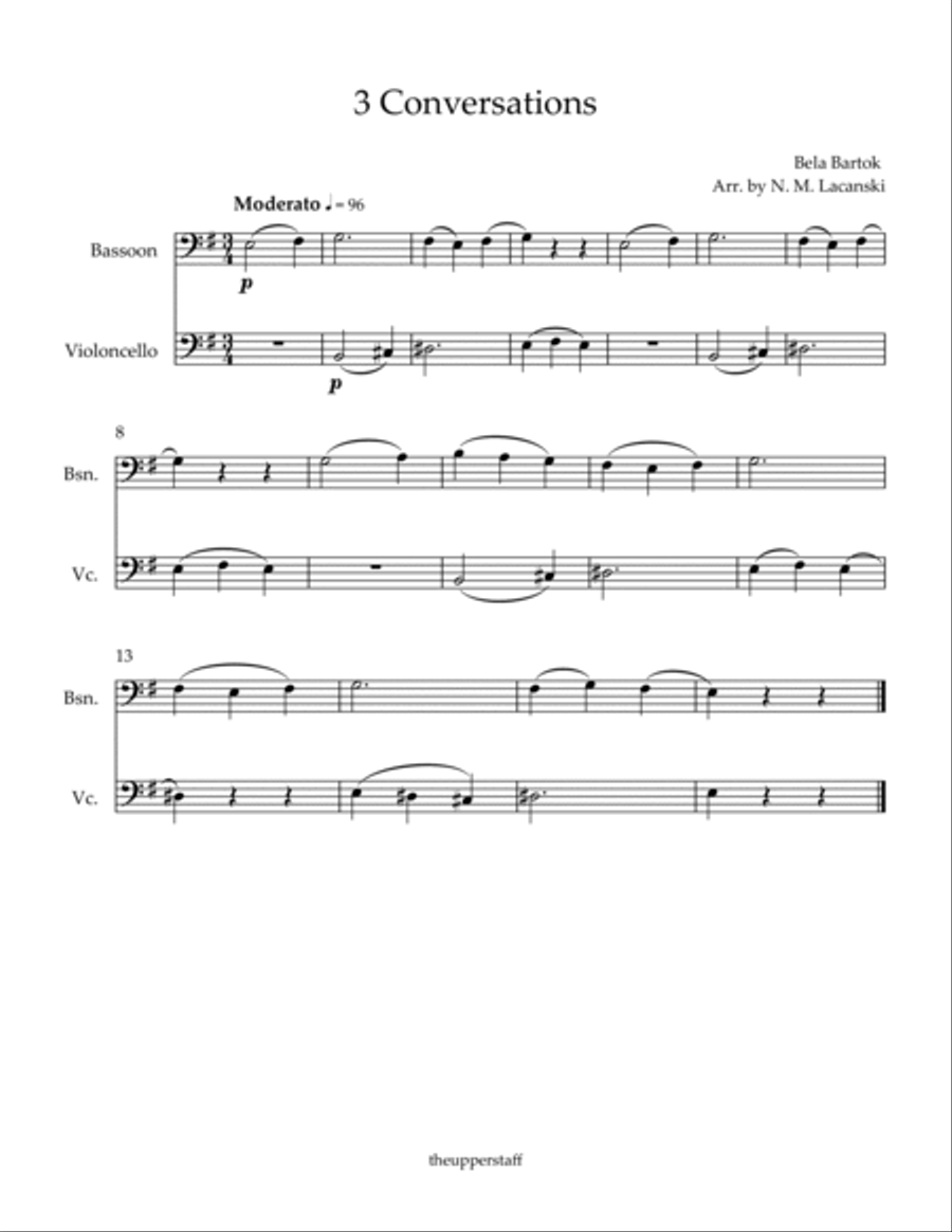 3 Conversations 3 Conversations Bassoon scores gallery preview page 2