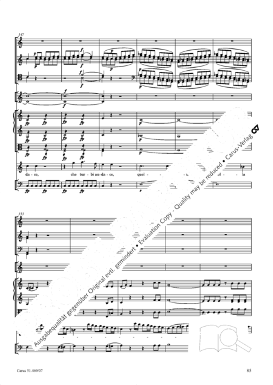 Davide penitente 4-Part scores gallery preview page 98