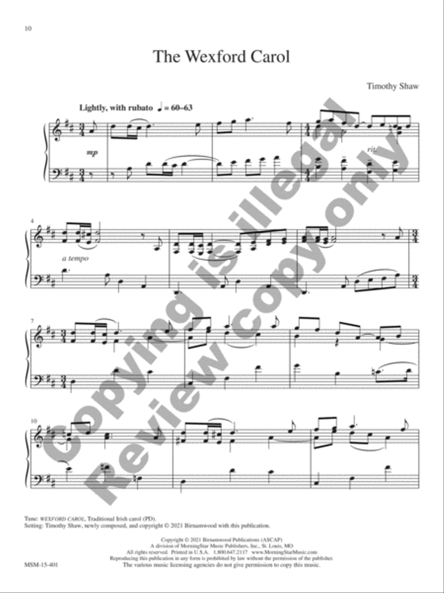 Nativity Scenes Piano Solo scores gallery preview page 7