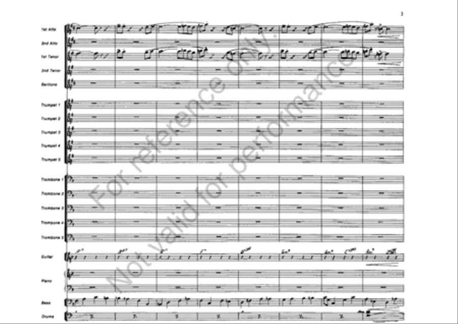 Cheesecake Jazz Ensemble - Sheet Music page 3