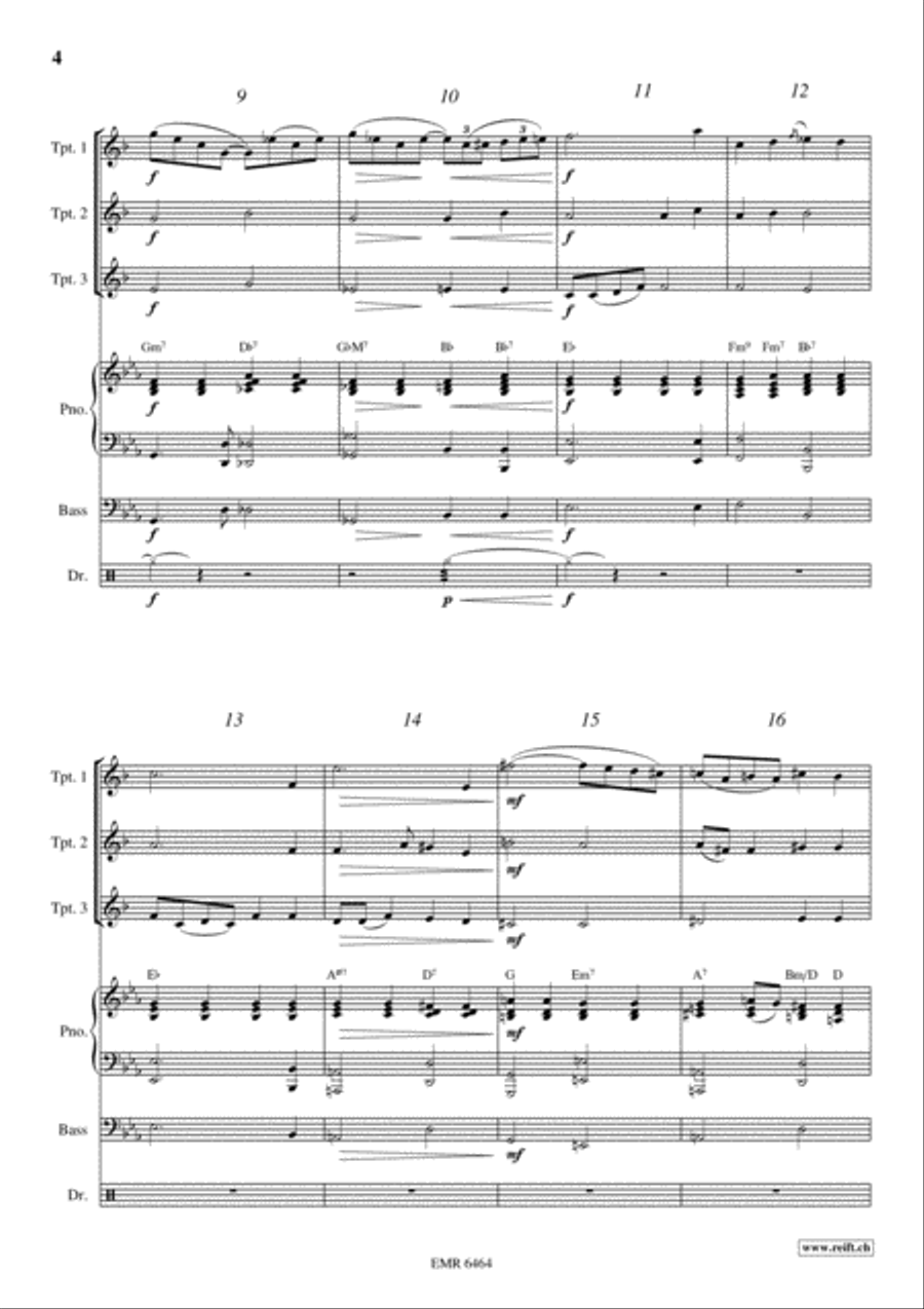 Bess, You Is My Woman Now Trumpet Trio scores gallery preview page 4