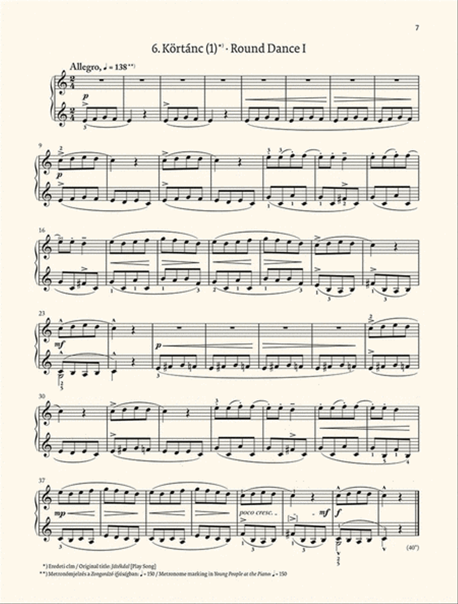 For Children Vol. 2 Piano Solo scores gallery preview page 3