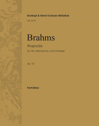 Book cover for Rhapsody Op. 53