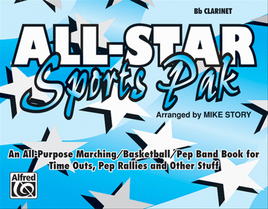 All-Star Sports Pak- Bb Clarinet Marching Band scores gallery preview page 1