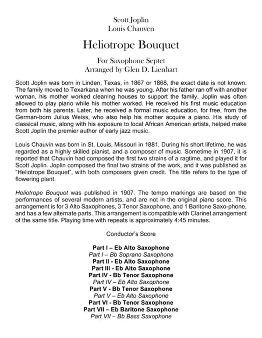 Heliotrope Bouquet (Sax Septet)