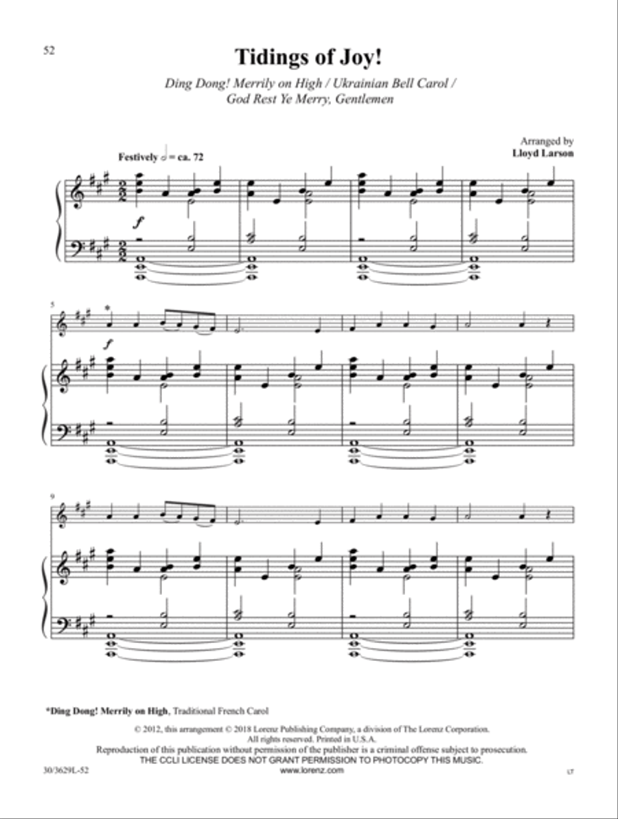 Trumpet Solos for Christmas Trumpet Solo scores gallery preview page 17