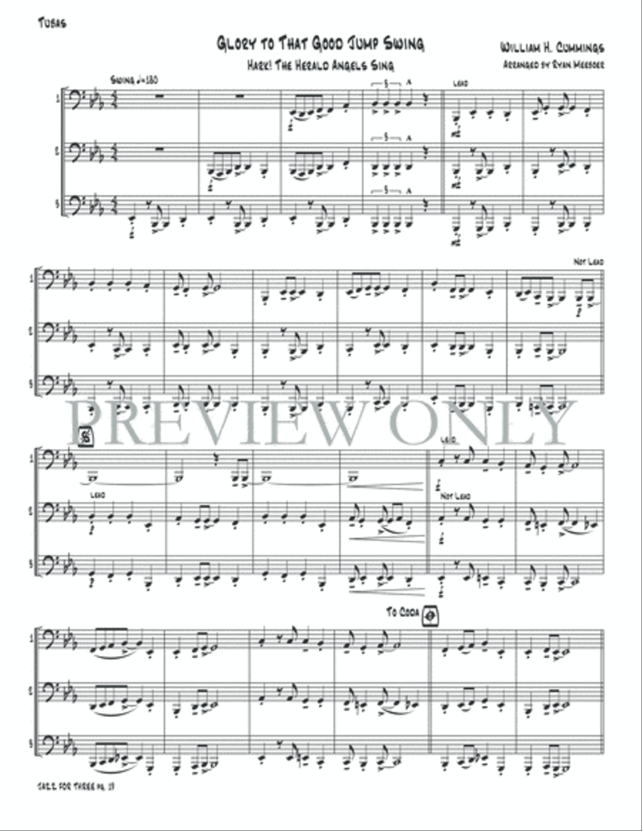 Jazz for Three Small Ensemble scores gallery preview page 21