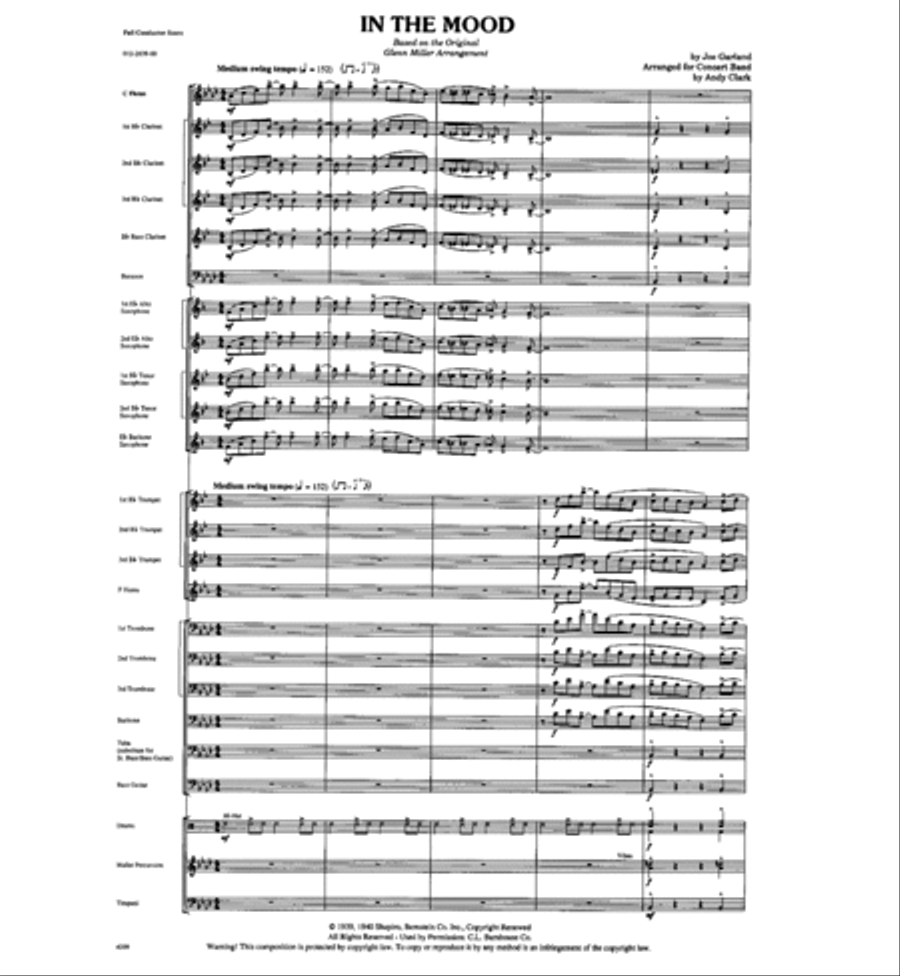 In the Mood In the Mood Big Band scores gallery preview page 2
