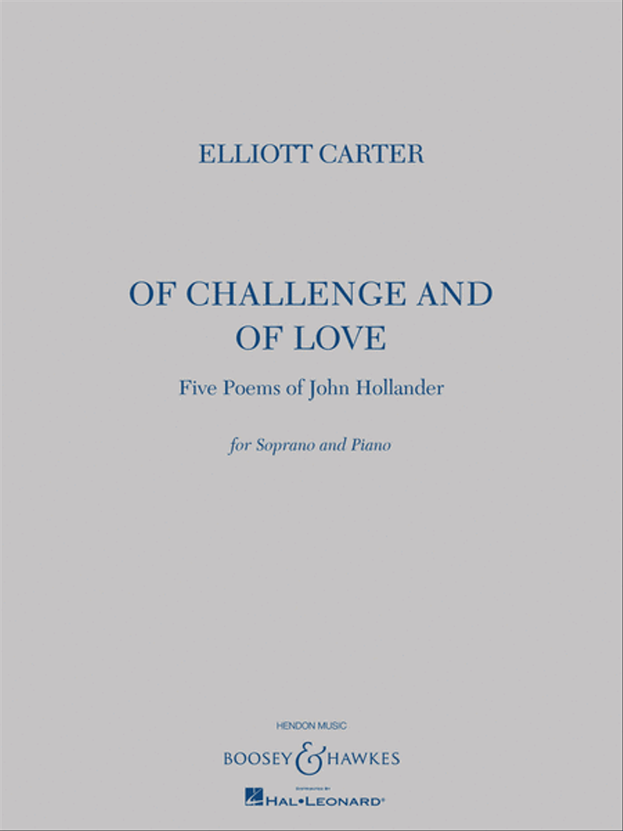 Of Challenge and Of Love Of Challenge and Of Love Voice scores gallery preview page 1
