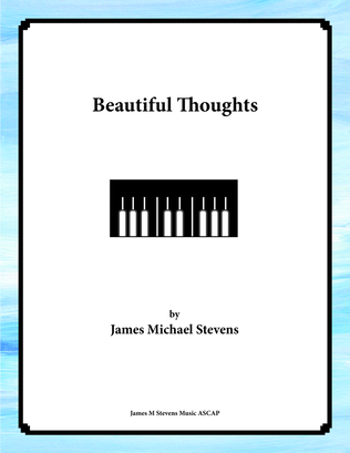 Book cover for Beautiful Thoughts - Piano Solo