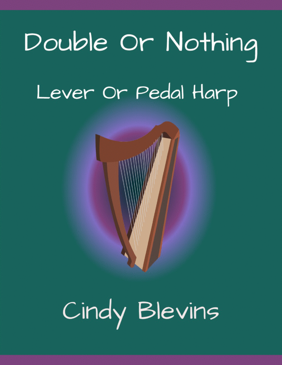 Double Or Nothing, original harp solo Harp scores gallery preview page 1