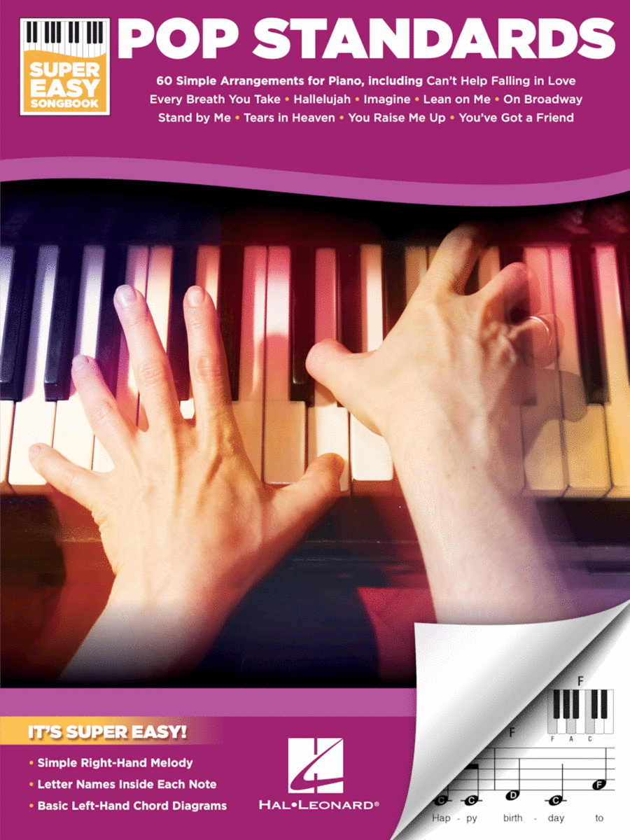 Pop Standards – Super Easy Songbook Easy Piano scores gallery preview page 1