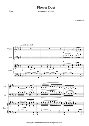 Flower Duet (from Opera Lakme) Short Version in D