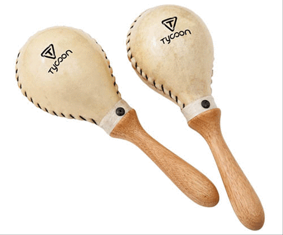 Large Round Cowhide Maracas Drums & Percussion Instruments scores gallery preview page 2