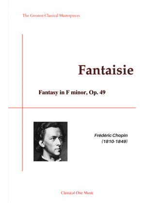 Book cover for Chopin - Fantasy in F minor, Op. 49