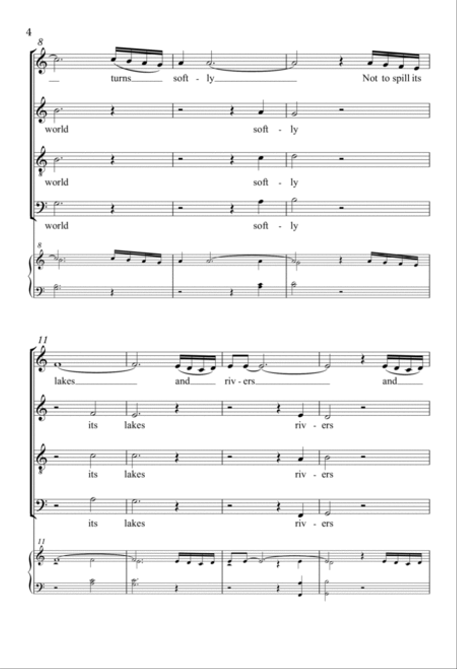 Water 4-Part scores gallery preview page 2