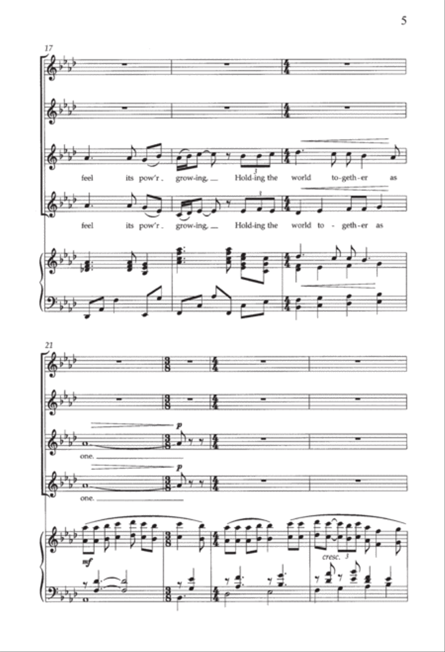The Great Spirit of Love SSAA scores gallery preview page 5