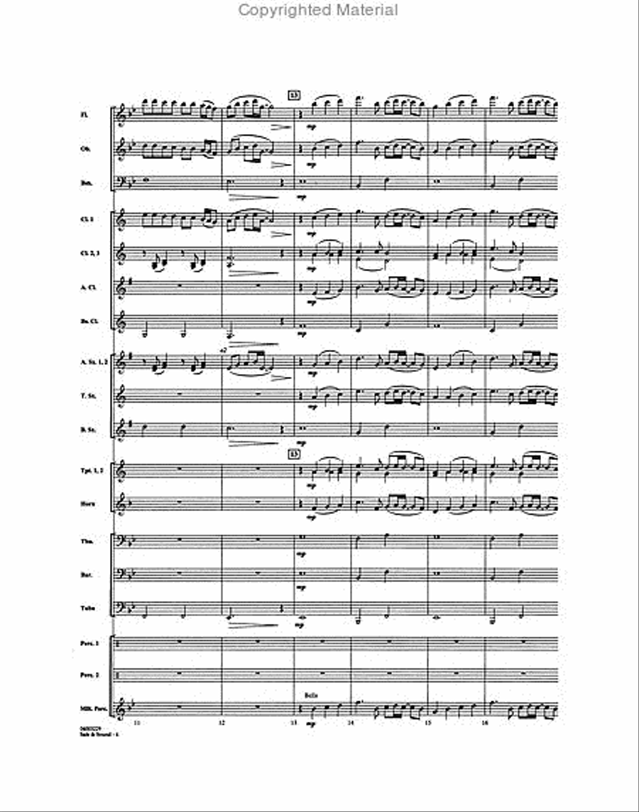 Safe & Sound (from The Hunger Games) Concert Band scores gallery preview page 4