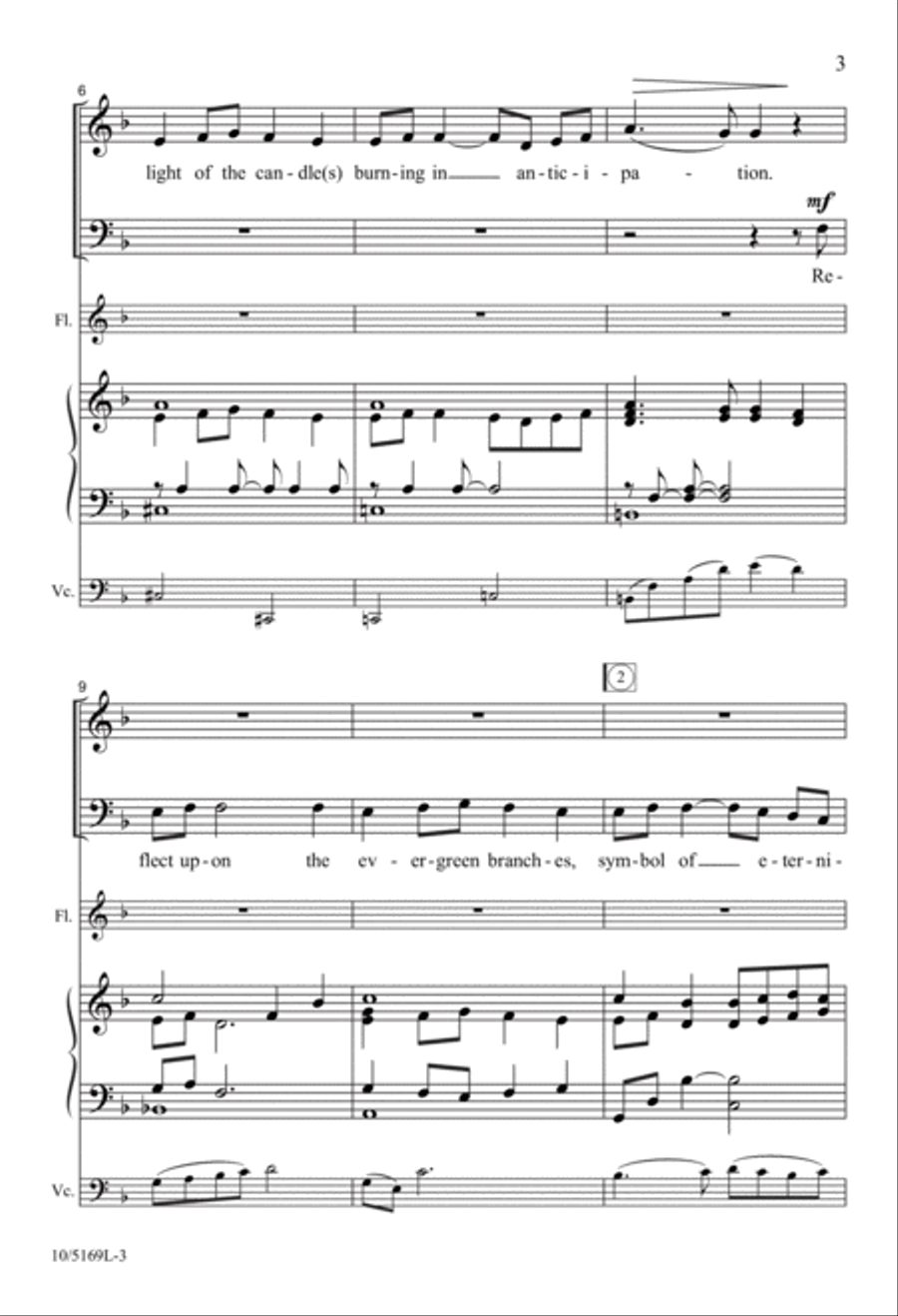 An Advent Reflection 4-Part scores gallery preview page 3