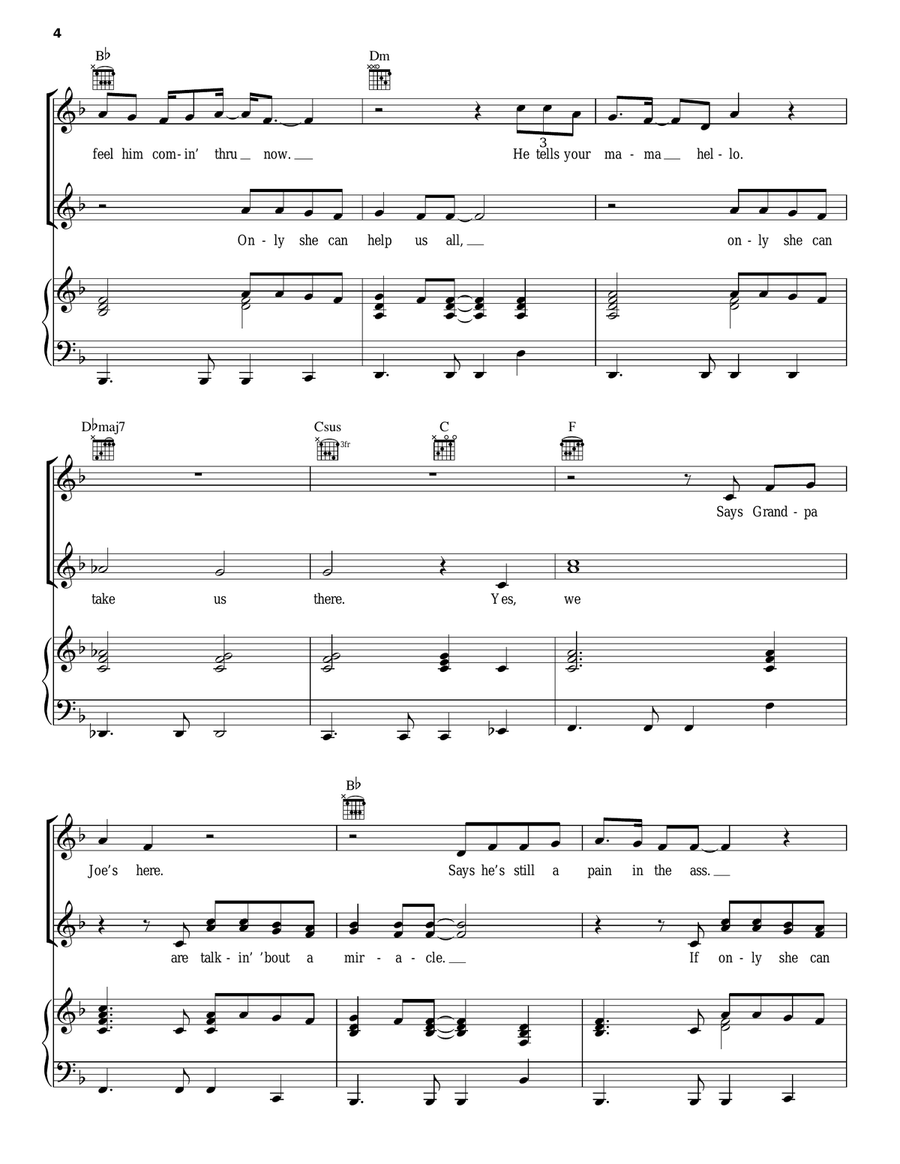 Talkin' 'Bout A Miracle Guitar scores gallery preview page 4