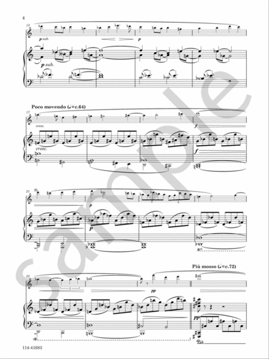 Elegy Chamber Music scores gallery preview page 4