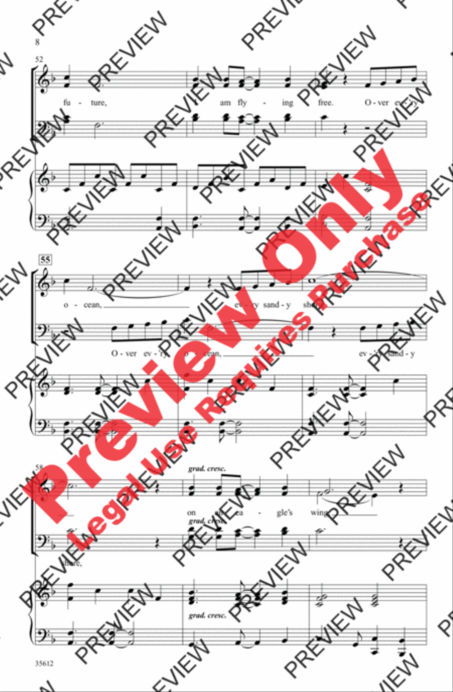On an Eagle's Wing On an Eagle's Wing 4-Part scores gallery preview page 8