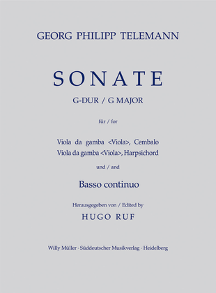Sonate G major TWV 42:G 6