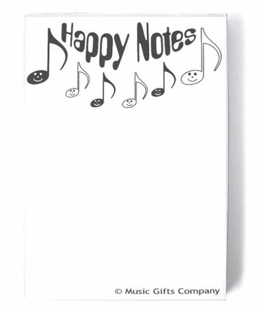 A6 Notepad Happy Notes