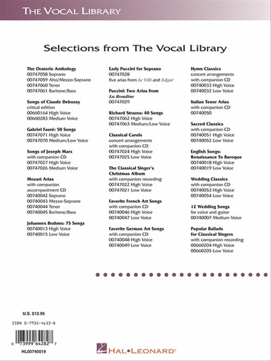 English Songs: Renaissance to Baroque Low Voice scores gallery preview page 2