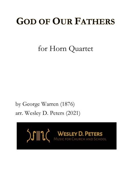 God of Our Fathers (Horn Quartet) image number null