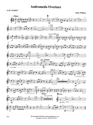 Andromeda Overture: 1st B-flat Trumpet