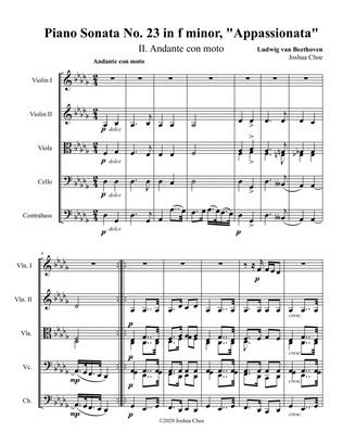 Appassionata Sonata, Movement 2