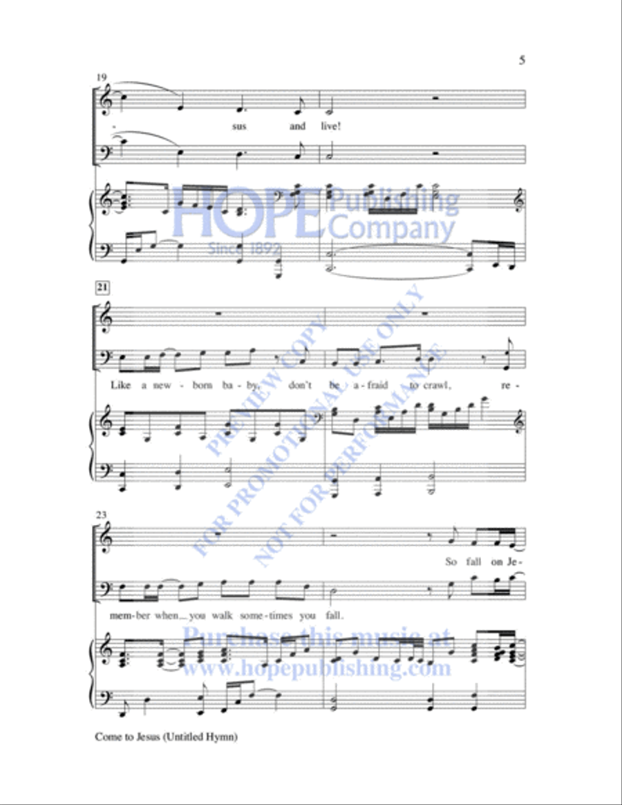 Essential Two-Part Chorals by Mark Hayes, Vol. 1 2-Part scores gallery preview page 10