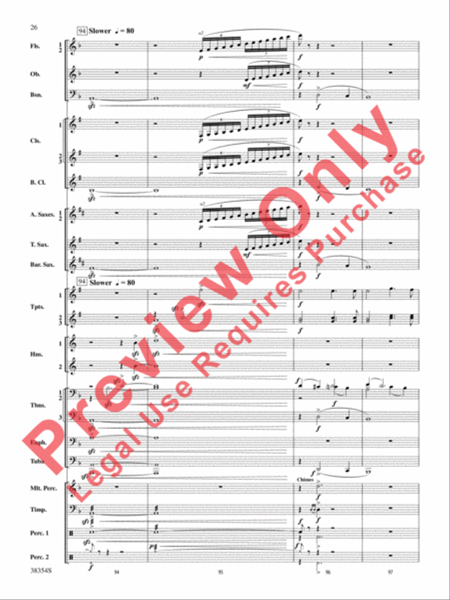 Band-O-Ween Concert Band scores gallery preview page 27