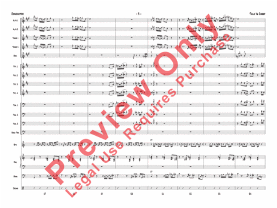 Talk Is Cheep Jazz Ensemble scores gallery preview page 6