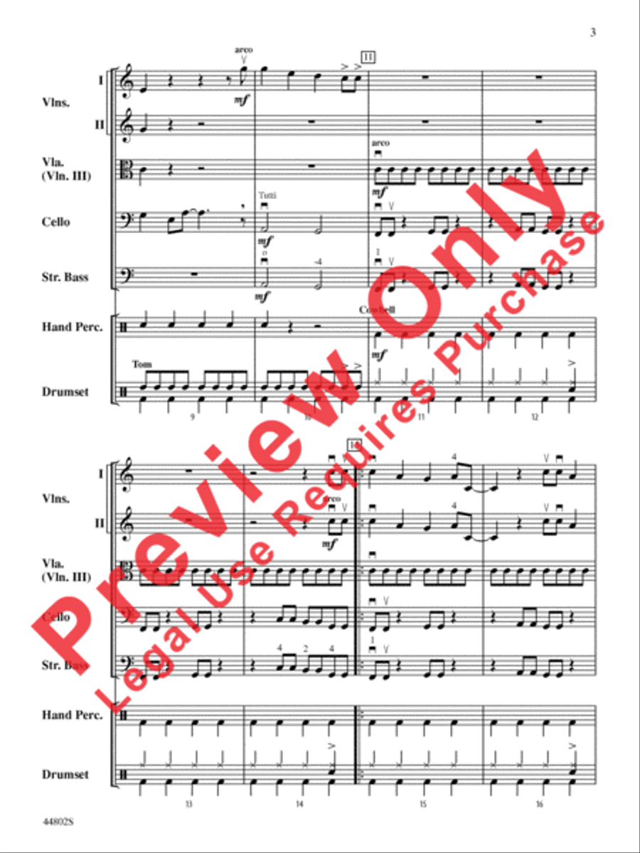 Shut Up and Dance String Orchestra scores gallery preview page 4