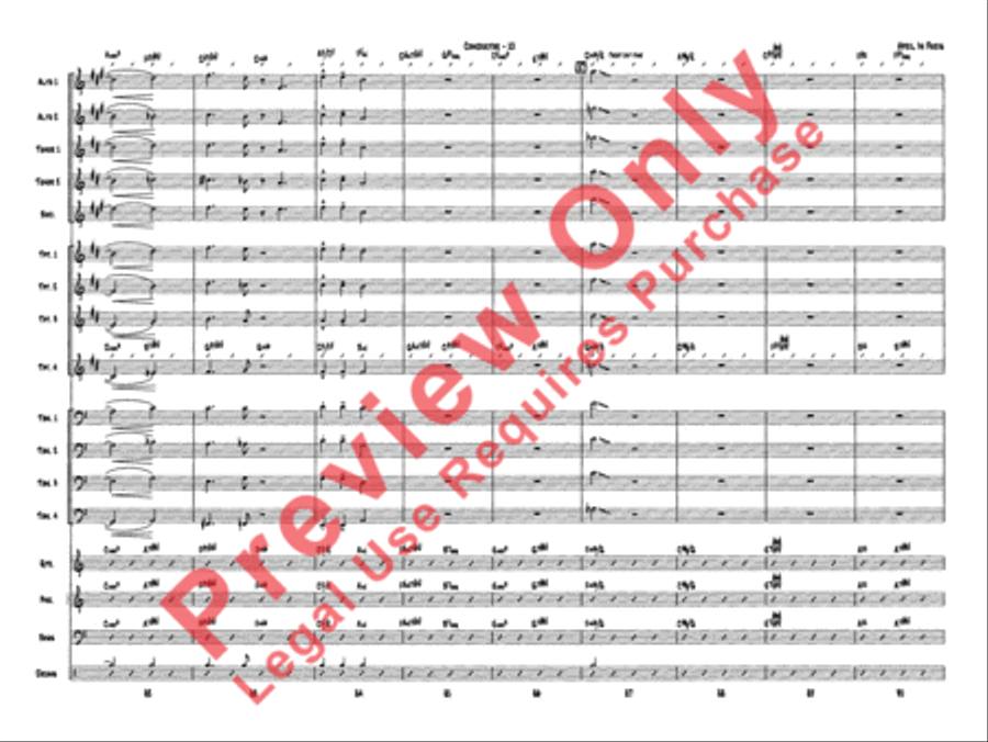 April in Paris Jazz Ensemble scores gallery preview page 13