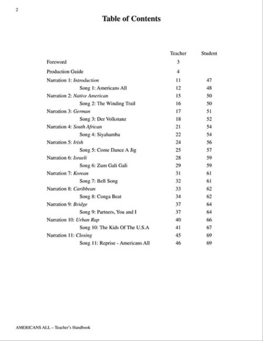 Americans All Choir scores gallery preview page 2