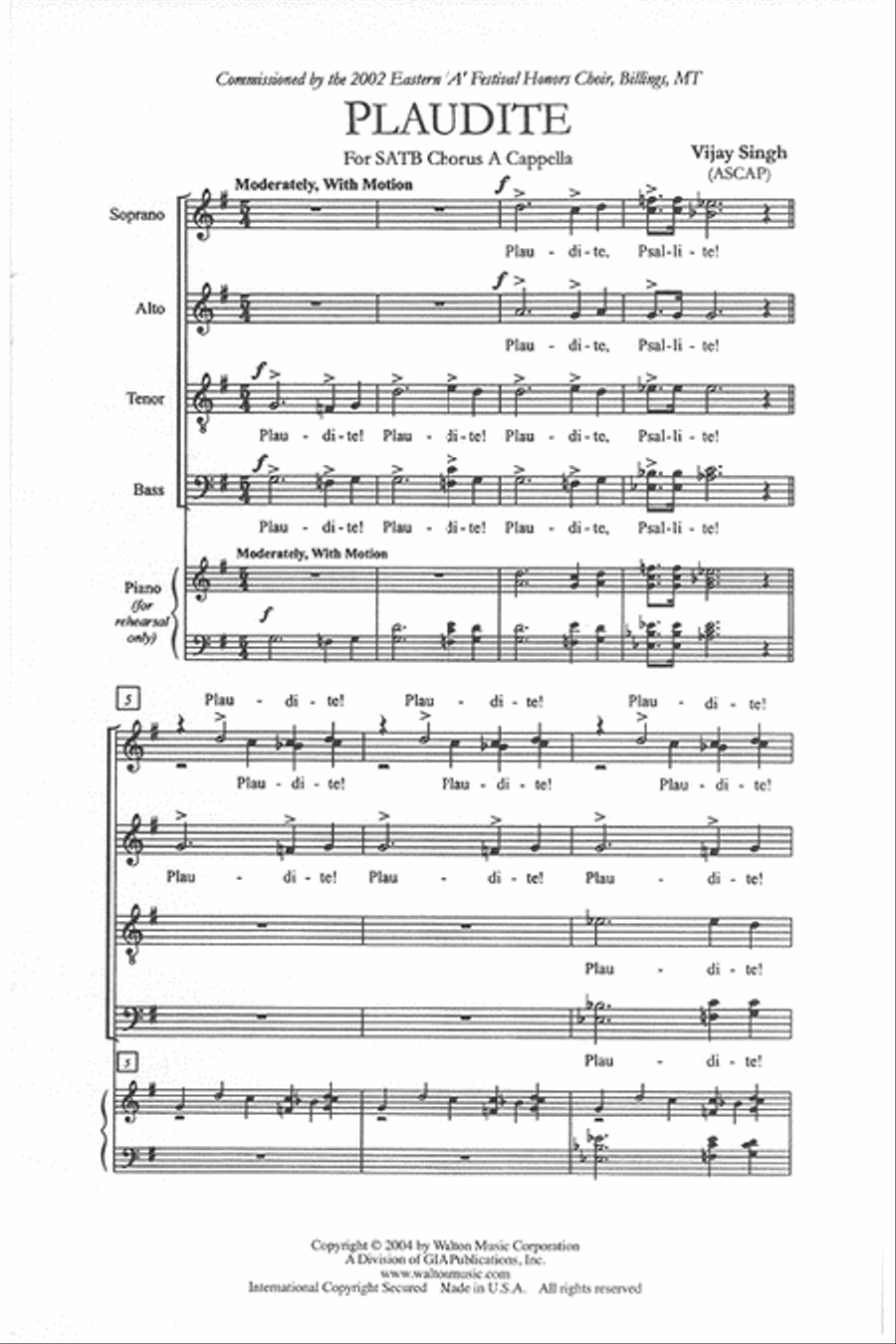 Plaudite Divisi scores gallery preview page 2